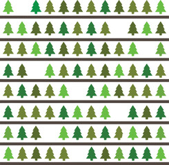 seamless pattern with trees