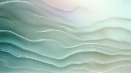 Obraz premium 虹彩ガラス波紋グラデーション抽象背景 / Iridescent Glass Wave Gradient Abstract Background