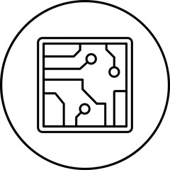 Electric Circuit Icon