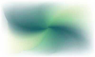 Vibrant abstract blue and green gradient with soft waves of light and motion