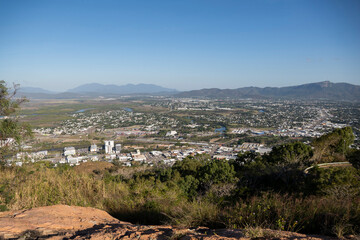 View of Townsville from Castle Hill Lookout, Townsville, Queensland, Australia