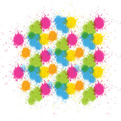 Dynamic fire patterns design elements isolated on white background