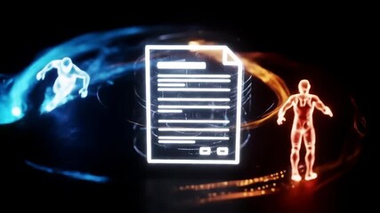 Digital Document Abstract - Powered by Adobe