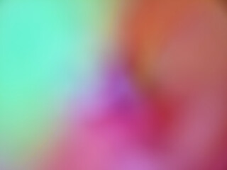 Soft Gradient Background With Teal Pink And Orange Hues