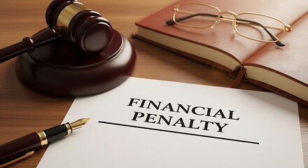 Financial Penalty Judgement Legal Document