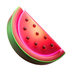 watermelon vector illustration food vector design icon 3d summer logo