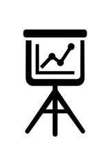 Business Presentation Graph Icon
