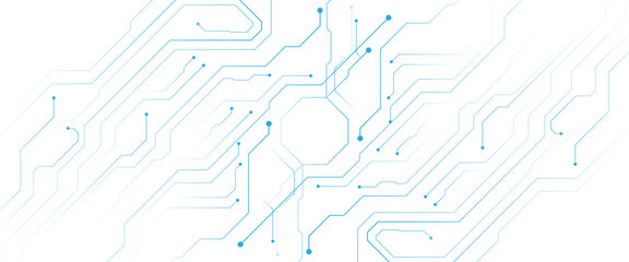 Vector abstract technology background circuit board for web banner background	