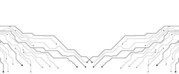 Obraz premium Vector abstract circuit technology business background of pattern with a circuit.