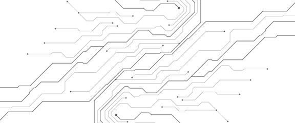 Vector abstract technology background circuit board for web banner background	