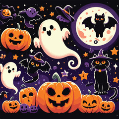 Halloween image vector