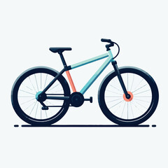Fototapeta premium bicycle, bike, vector, illustration, ride, isolated, activity, cycle, sport, outdoor, transport, graphic, people, healthy, design, fitness, leisure, active, biking, cyclist, transportation, lifestyle,