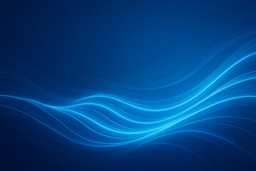 青い光が走る抽象的グラデーション背景素材