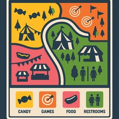 Family Halloween Venue Map