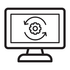 Desktop automation system icon.