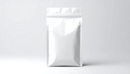 Blank white foil pouch packaging (4)