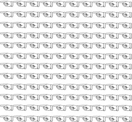 seamless pattern with numbers and symbols