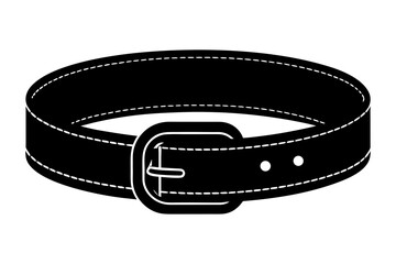 Vector art of leather belt