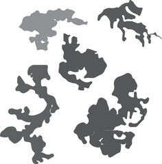 Obraz premium Watercolor brush stroke and texture grunge vector