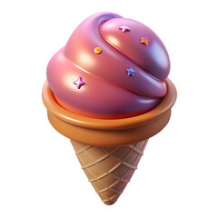 ice cream cone food vector design icon pink food logo 