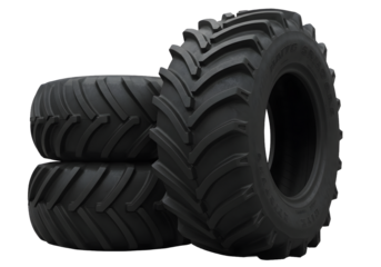Durable tractor tires ready for rugged terrain, providing superior grip and stability for agricultural machinery, ensuring reliable performance for farming