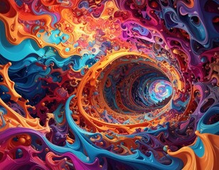 Hypnotic Abstract Dreamscape