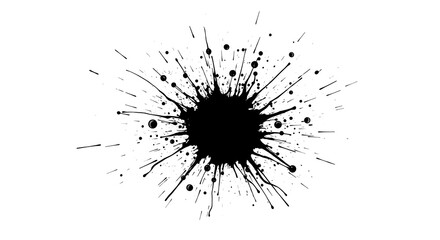 Ink Blots Collection Vector Illustration