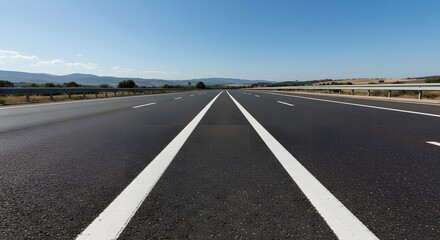 Highway road perspective