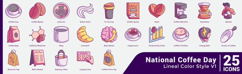 National Coffee Day  National Coffee Day  Bundle H25 V01