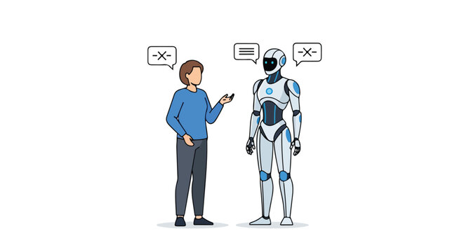 Futuristic conversation: Exploring human-robot communication challenges and misunderstandings between man and robot with artificial intelligence
