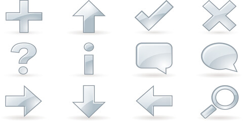 Abstract geometric shape with vibrant colors isolated on white background