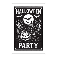 Creepy Halloween Party Flyer | Trick or Treat October 31
