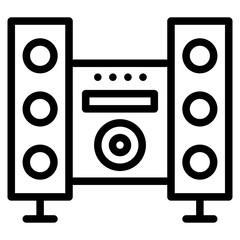 Fototapeta premium speaker icon