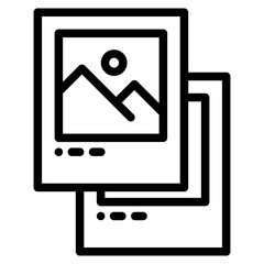 photo album stack icon