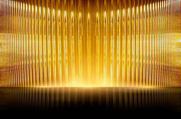 gold background for cosmetics product