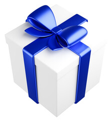 3Dイラスト_プレゼント_青