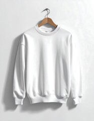 White Crewneck Sweatshirt.