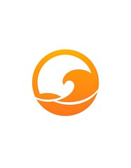 Ocean Wave Logo Design.