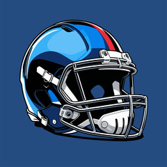 Fototapeta premium american football helmet vector