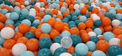 close up of colorful balloons