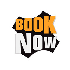 book now vector