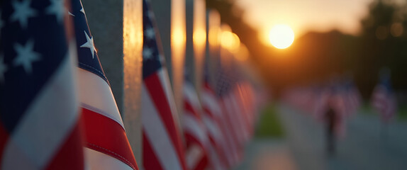 Memorial Day Tribute: Poignant Photo Stock Image Honoring Fallen Heroes with Creative Focus and Refined Composition for Military Valor and Legacy