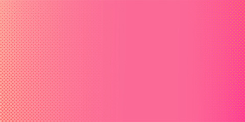 Pink orange polka dots gradient halftone background. Pop art cartoon dot texture with comic graphic design, Horizontal abstract pattern wall for cover digital technology.