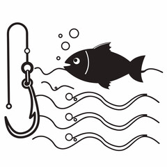 fish and hook