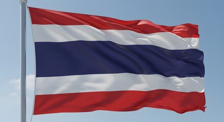 Fototapeta premium Thailand flag waving