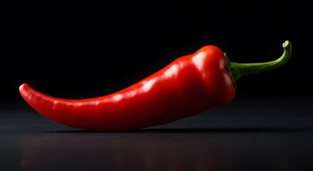 Red chili pepper studio shot