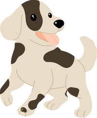 산책중인 강아지