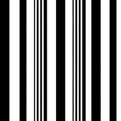 A simple, vertical stripe pattern in black and white creates a visually appealing design.