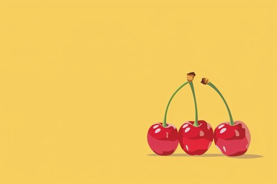 cherry on a branch