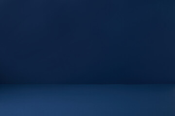 an interior space with a navy background